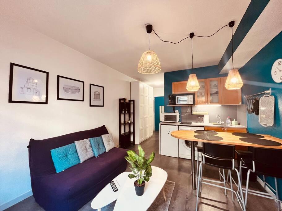 Le Jean-Jaures / Joli Studio Apartment Nimes Luaran gambar