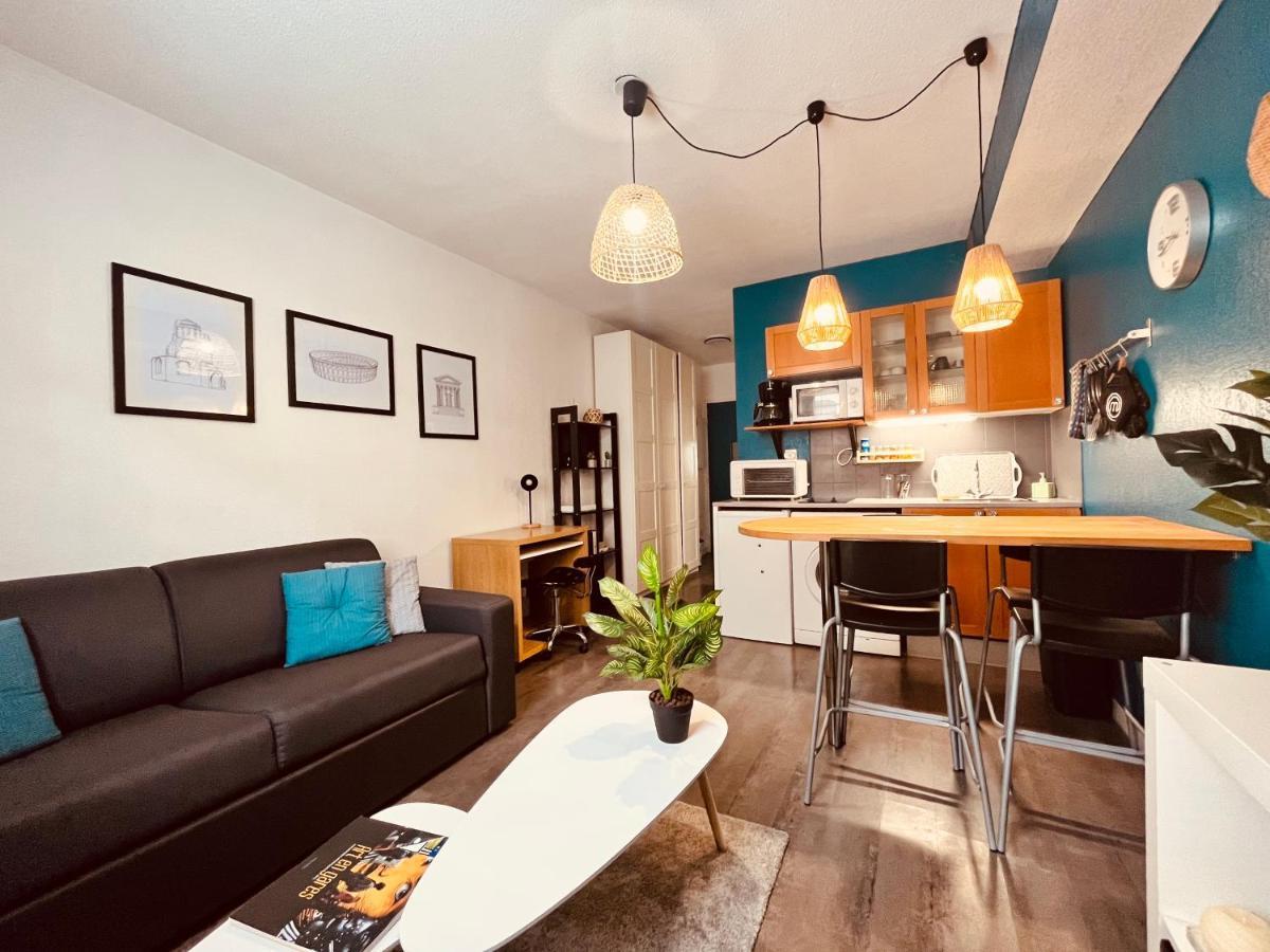Le Jean-Jaures / Joli Studio Apartment Nimes Luaran gambar